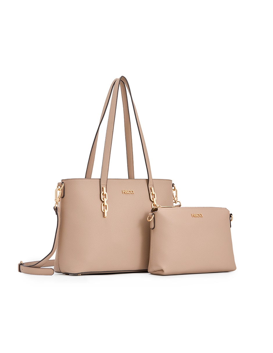 Set bolsa tote H&co Sadie para mujer