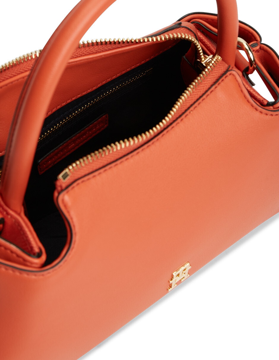 Bolsa shoulder logotape mini satchel mujer 5