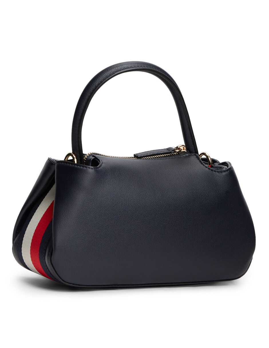Bolsa shoulder logotape mini satchel mujer