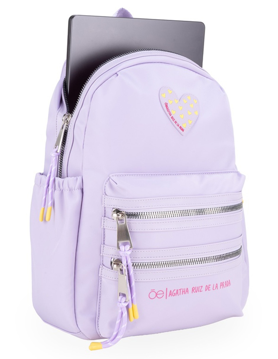 Mochila con porta laptop Cloe BTS Con Agatha 2026 para mujer