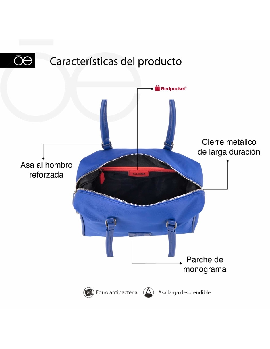 Bolsa bowler Cloe Esemylia para mujer