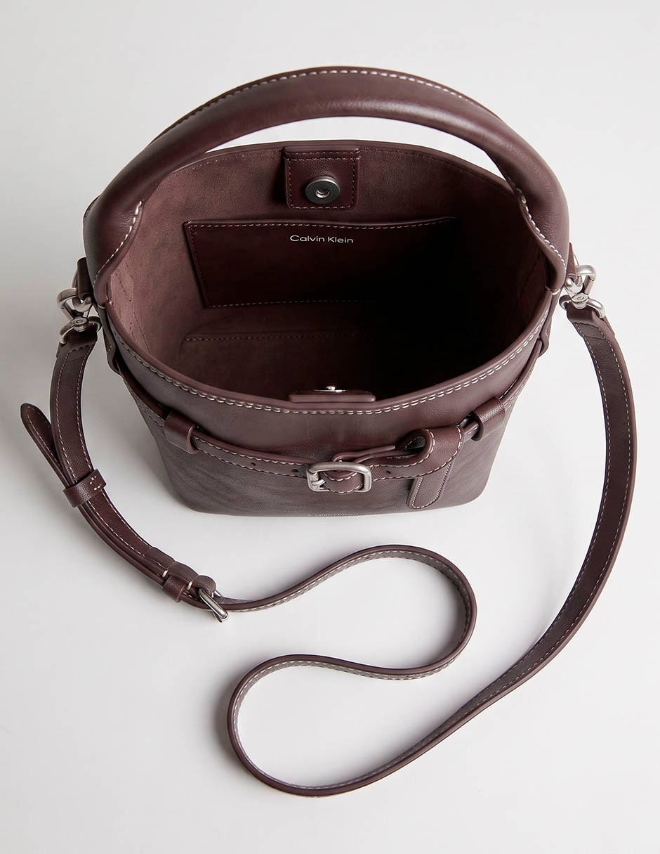 Bolsa bucket ck para mujer