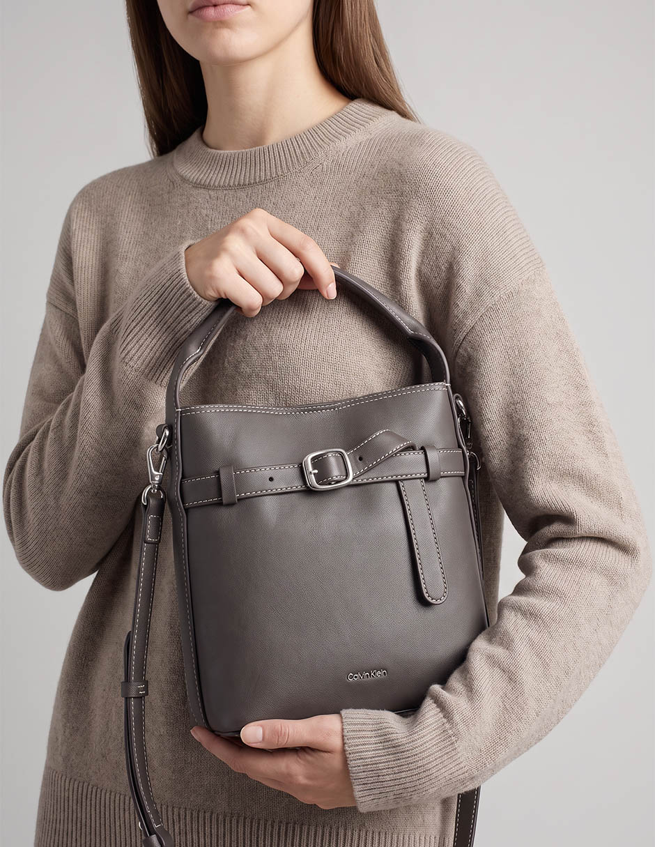 Bolsa bucket ck para mujer