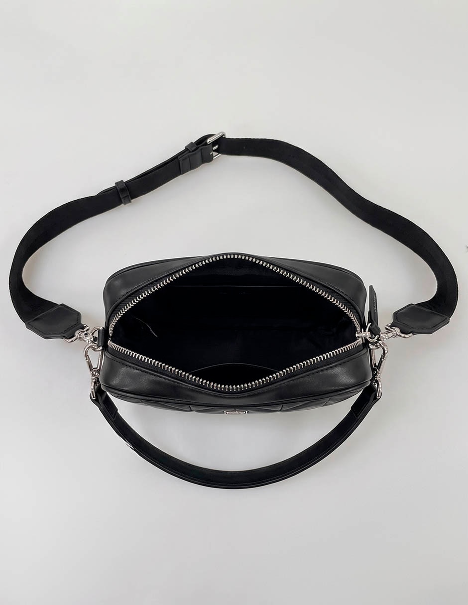 Bolsa crossbody quilted emblem para mujer 3