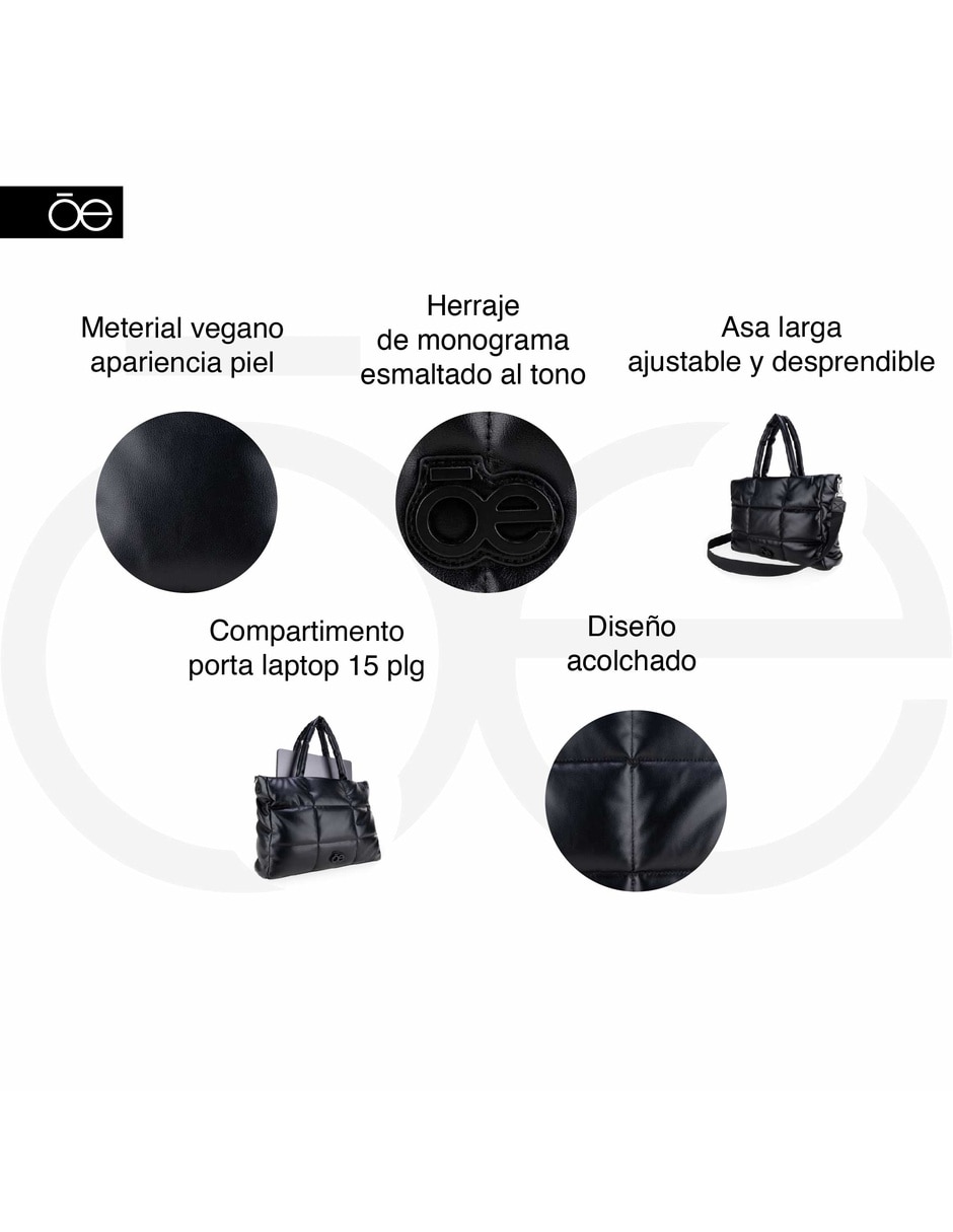 Bolsa Cloe porta laptop Ekedania 15 pulgadas