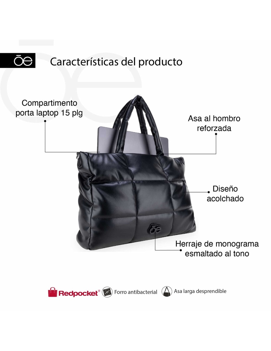 Bolsa Cloe porta laptop Ekedania 15 pulgadas
