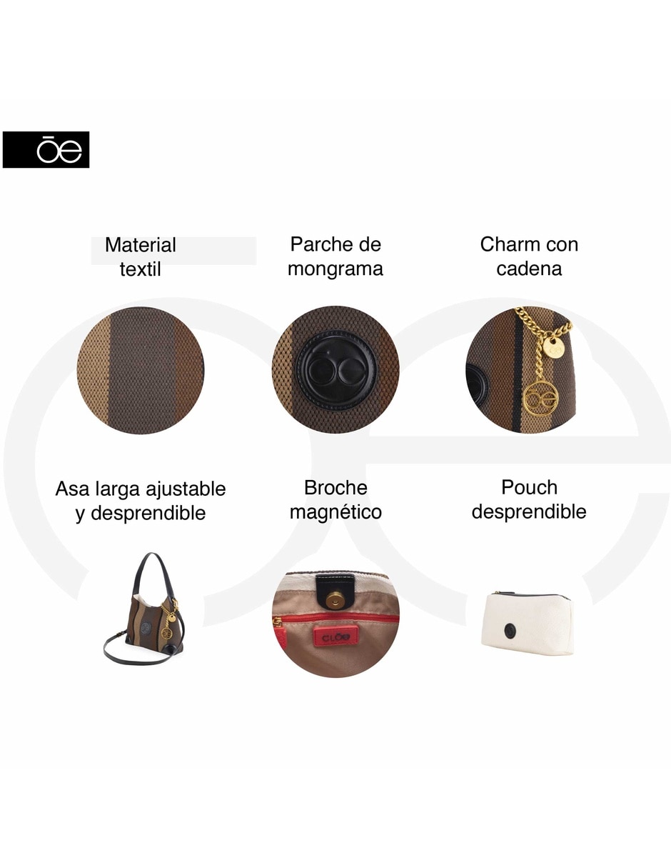 Bolsa hobo cloe ufelia para mujer