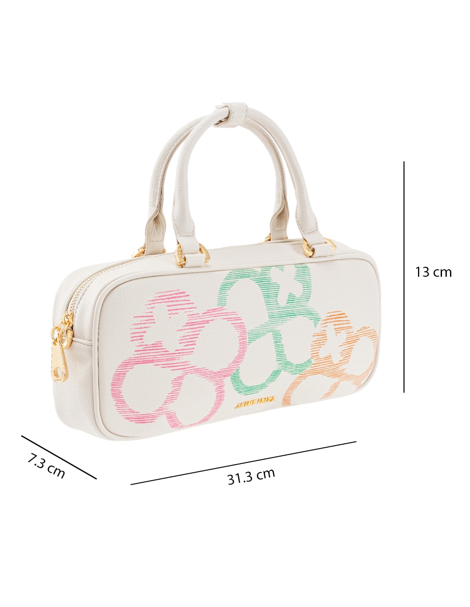 Bolsa Shoulder Voces De Poliuretano Para Mujer 5
