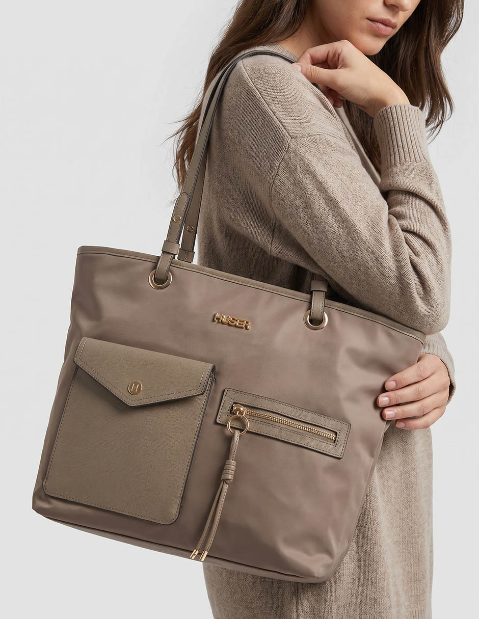 Bolsa tote huser basics para mujer