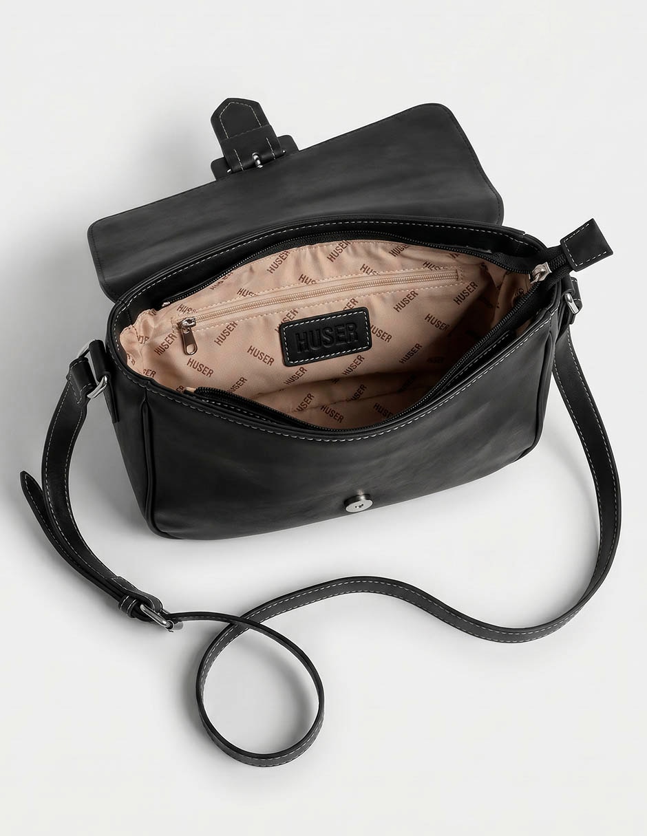 Bolsa crossbody huser basics para mujer