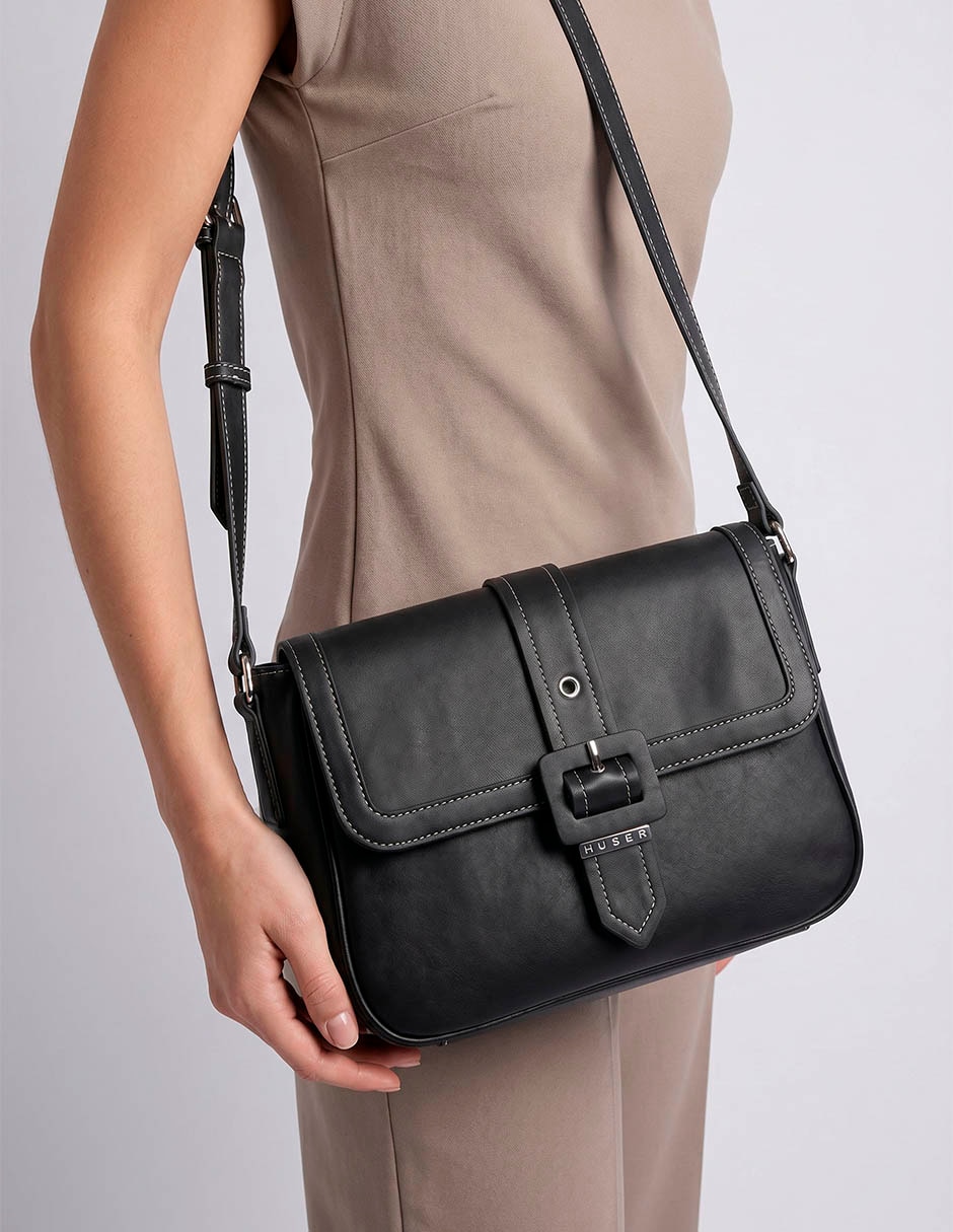 Bolsa crossbody huser basics para mujer
