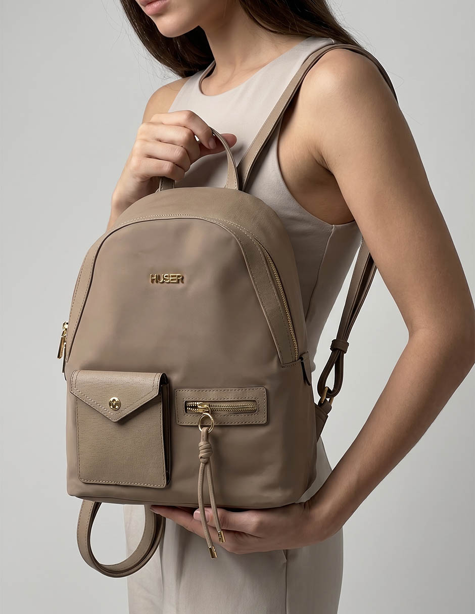 Mochila casual huser basics para mujer
