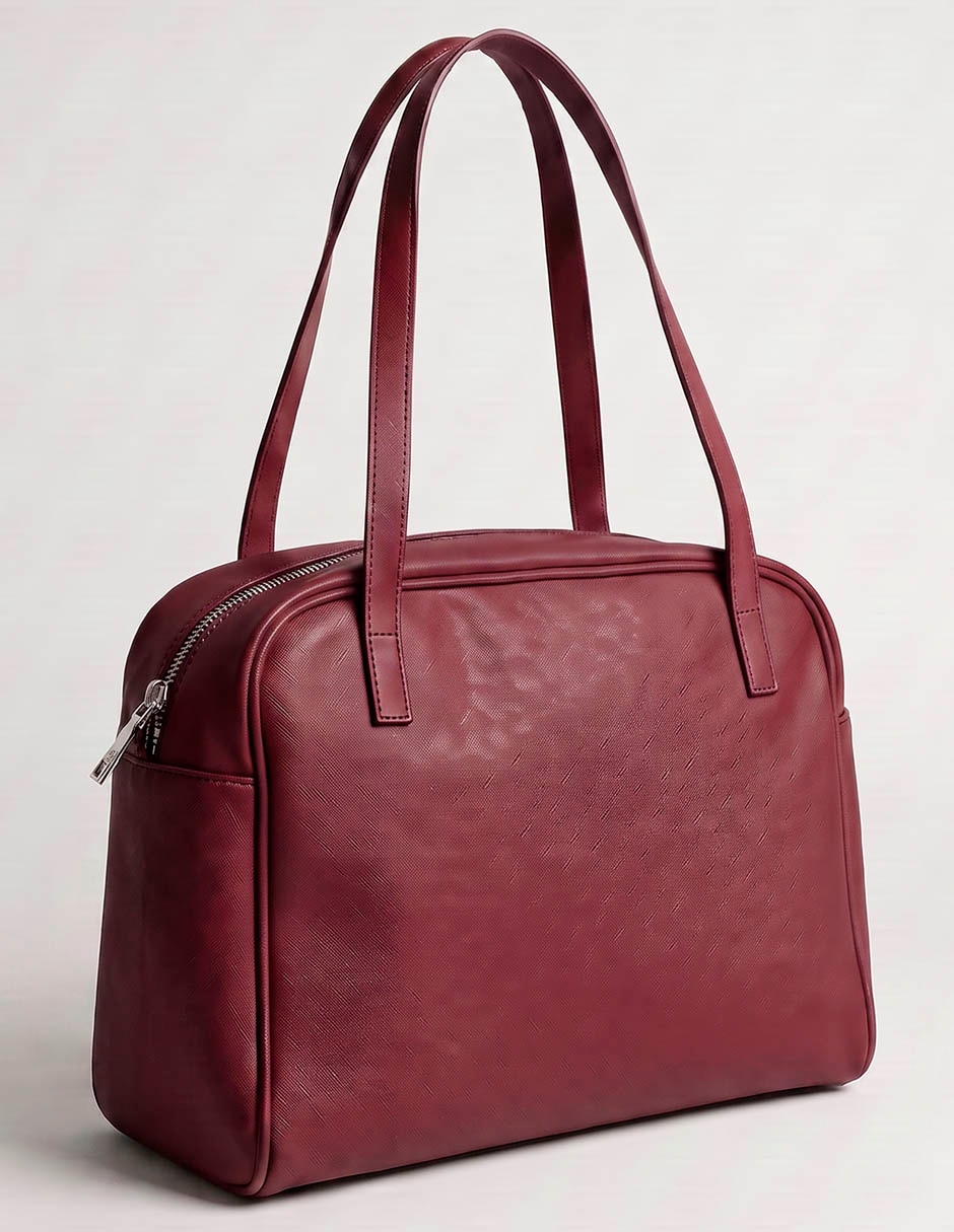 Bolsa bowler huser basics para mujer