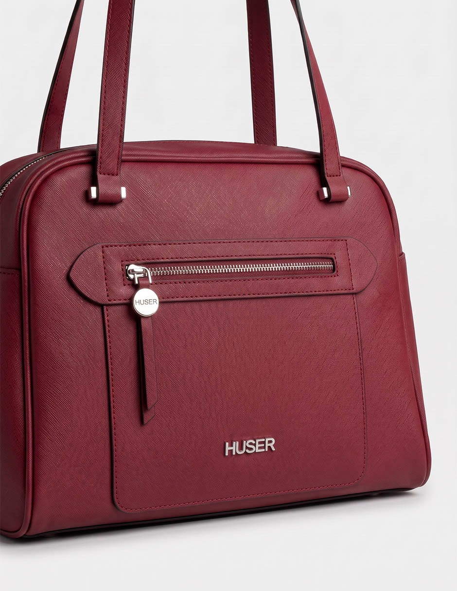 Bolsa bowler huser basics para mujer