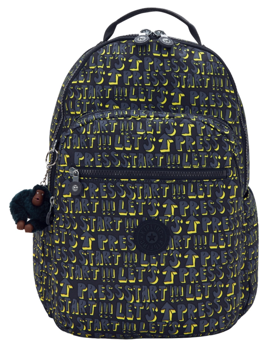 Mochila escolar Kipling impermeable para mujer