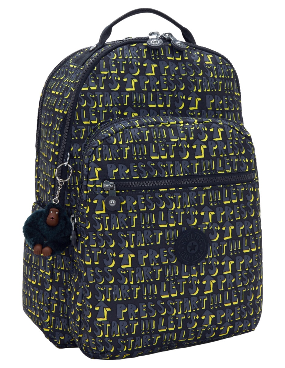 Mochila escolar Kipling impermeable para mujer
