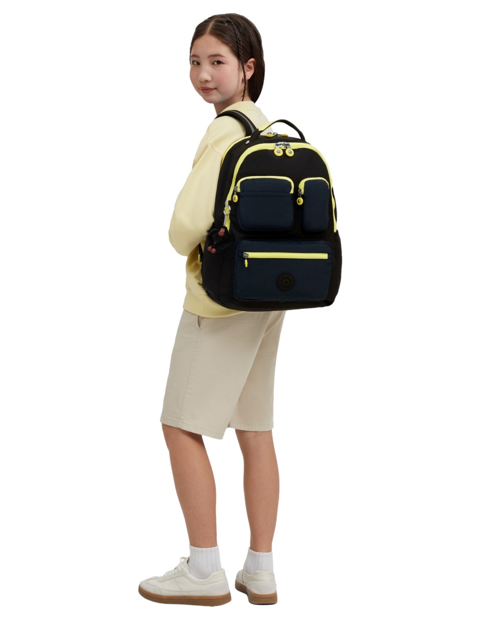 Mochila escolar Kipling impermeable para mujer