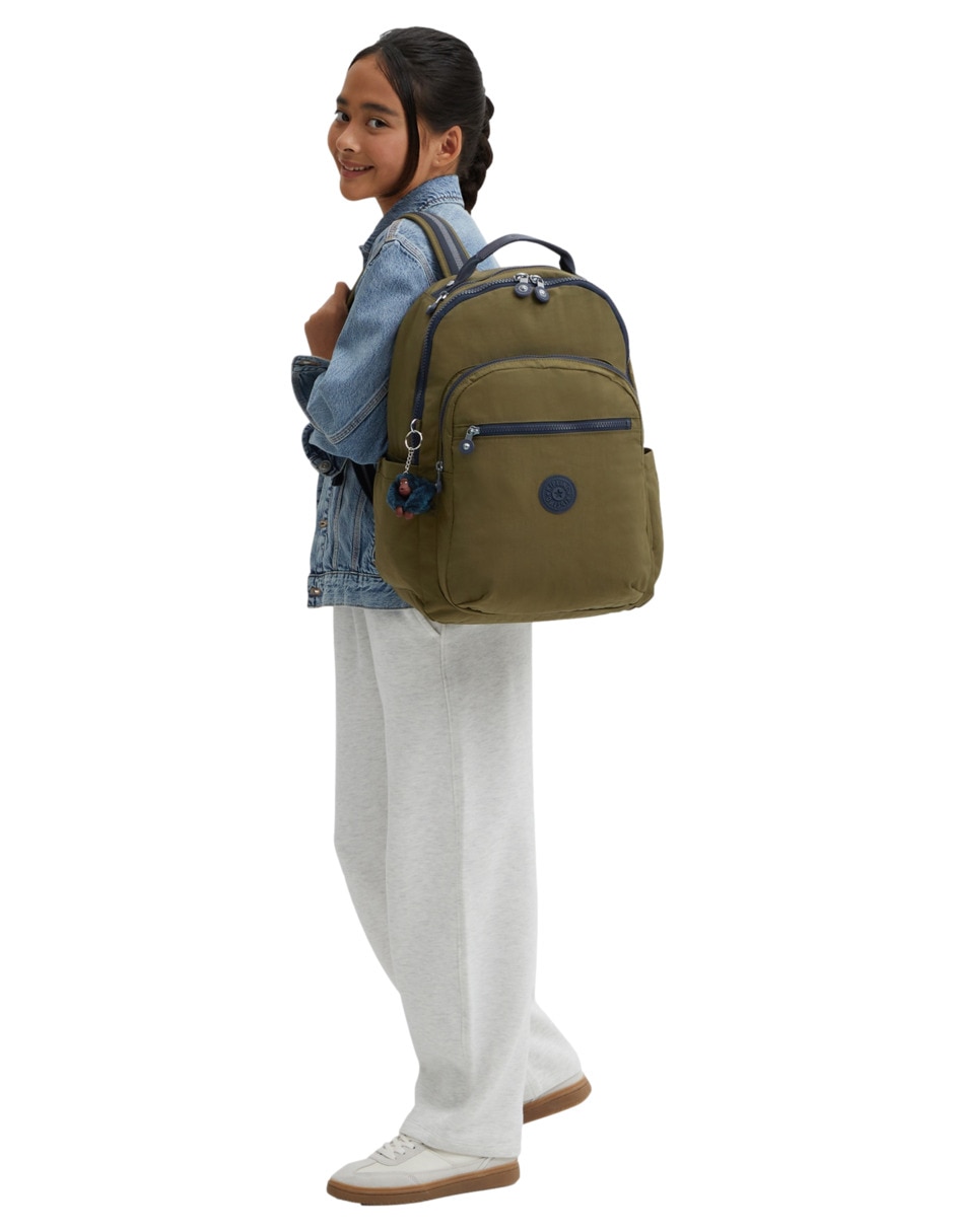 Mochila escolar Kipling impermeable para mujer