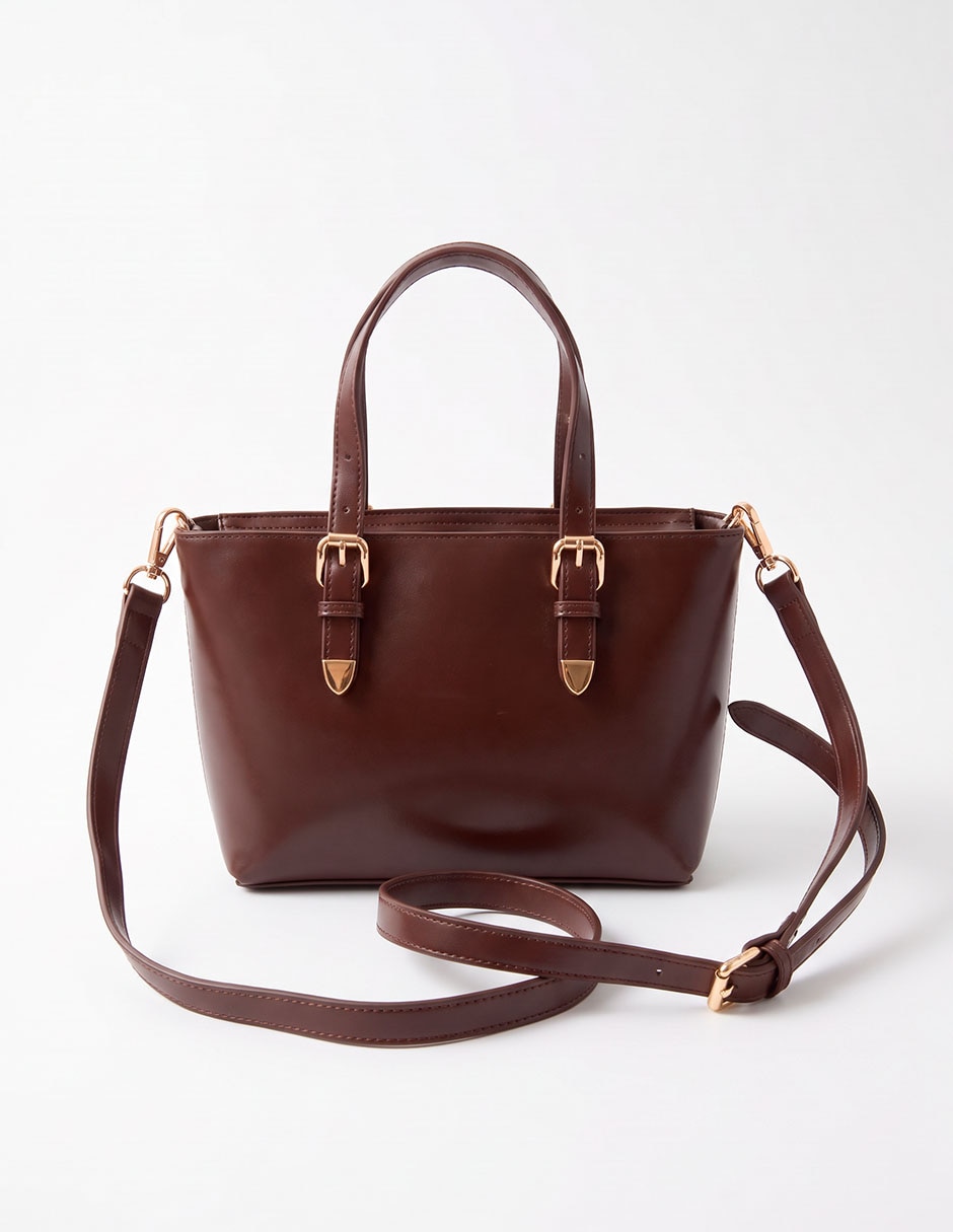 Bolsa shoulder de piel para mujer 5