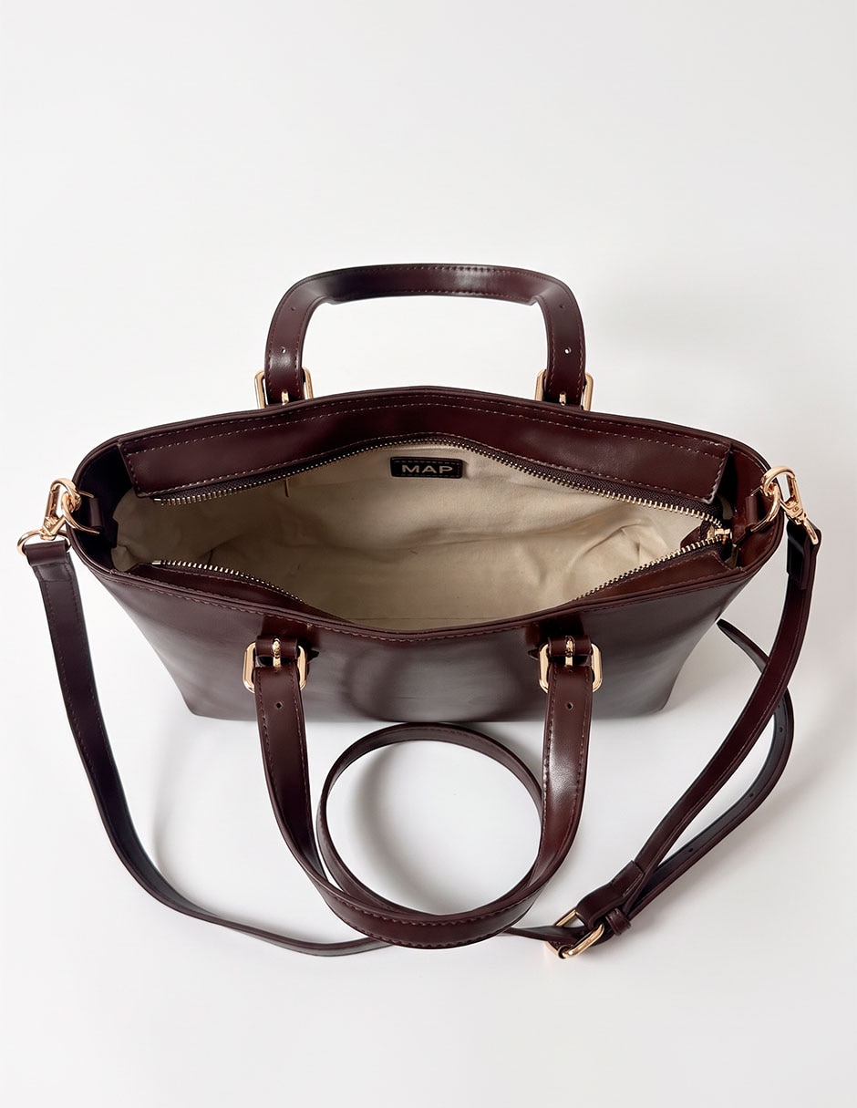 Bolsa shoulder de piel para mujer 4