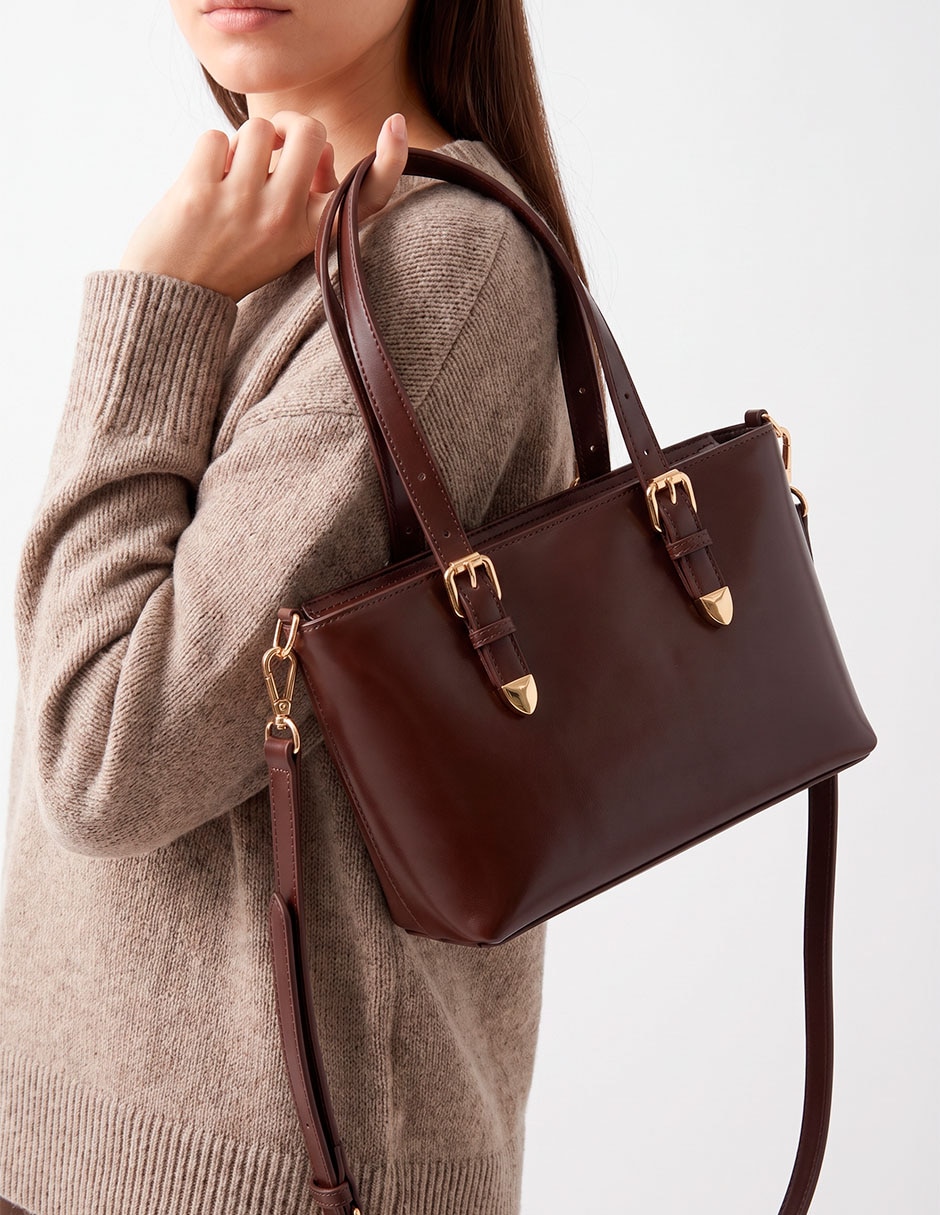 Bolsa shoulder de piel para mujer 2