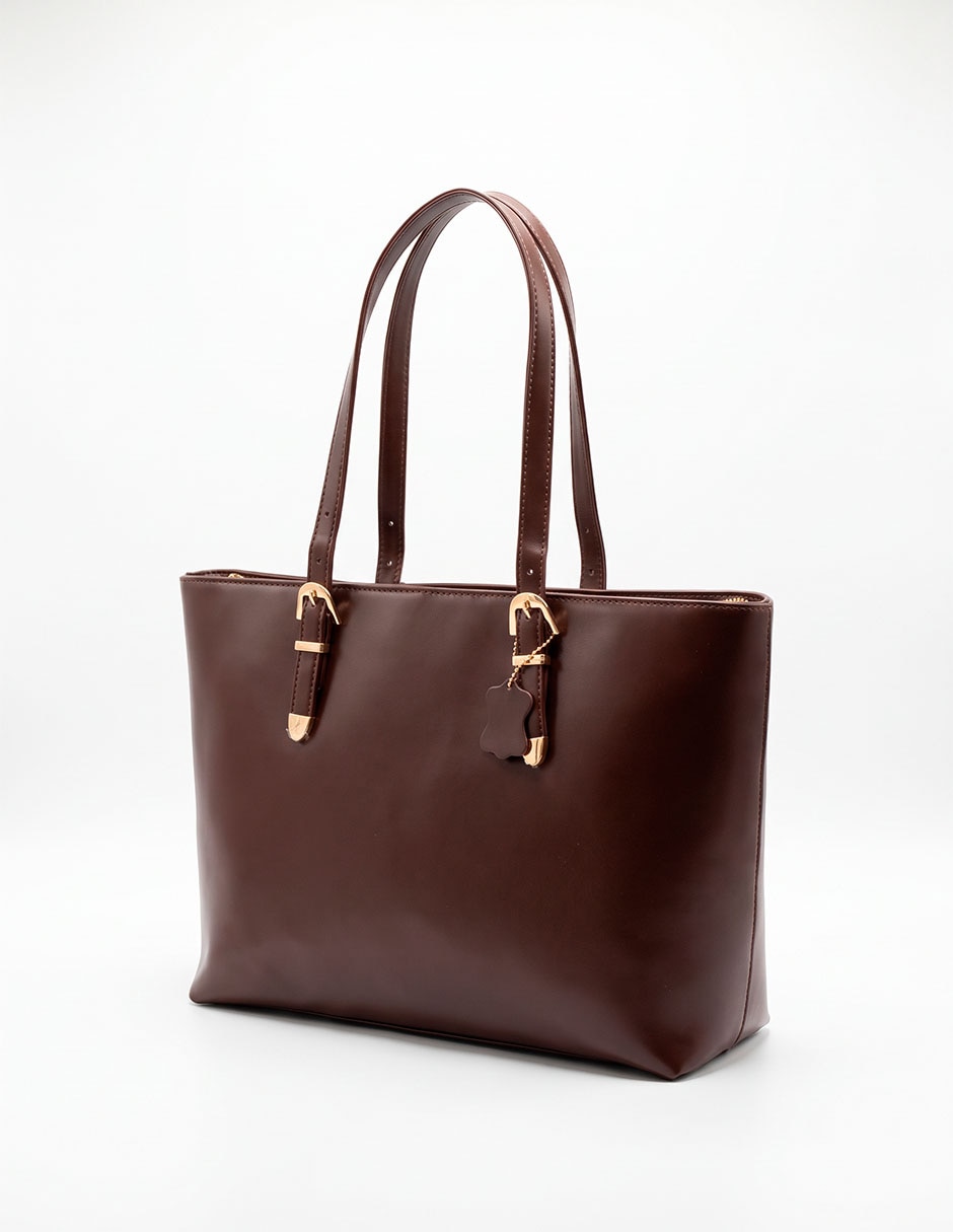 Bolsa tote de piel para mujer