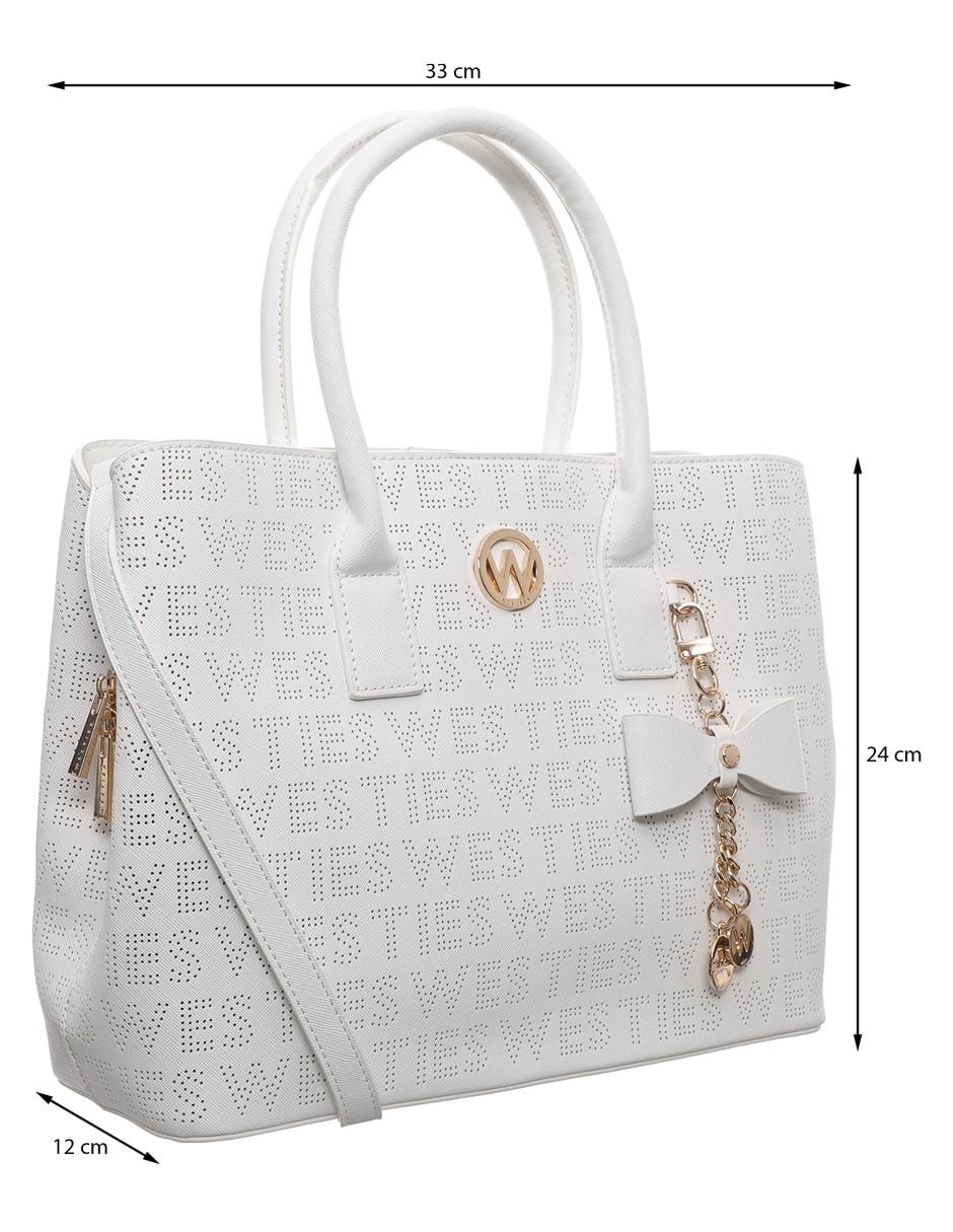 Set/bolsa satchel yardang de sintético para mujer 2