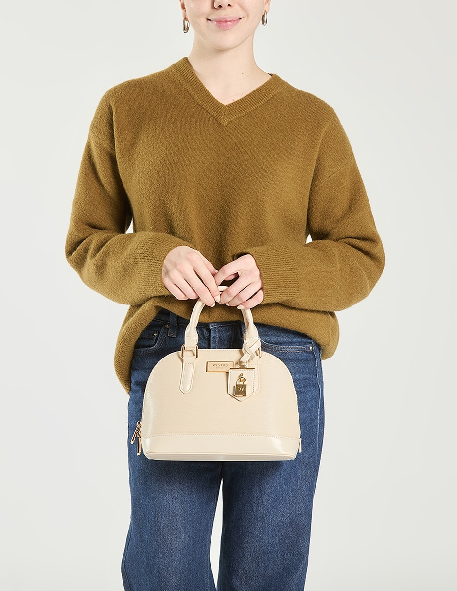 SATCHEL WESTIES, BEIGE
