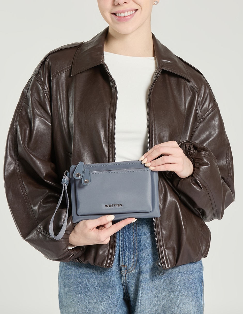 Bolsa wristlet para mujer 5