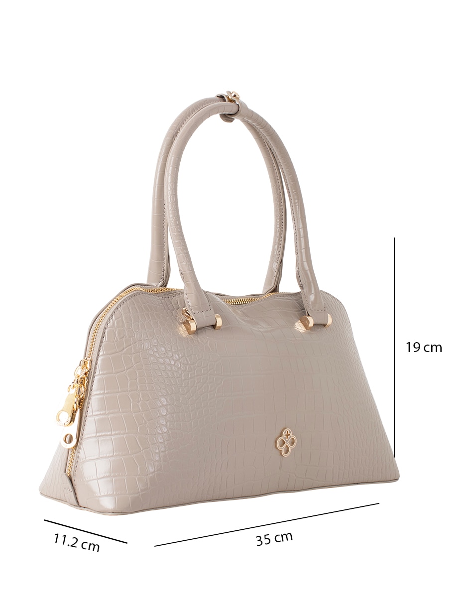 Set/bolsa bowler instantes de poliuretano para mujer 5