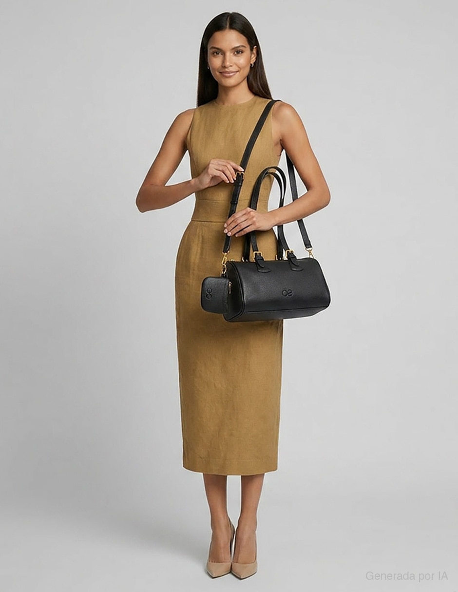 Bolsa bowler rejilia para mujer 11