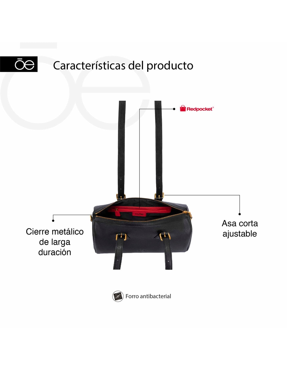 Bolsa bowler rejilia para mujer 3