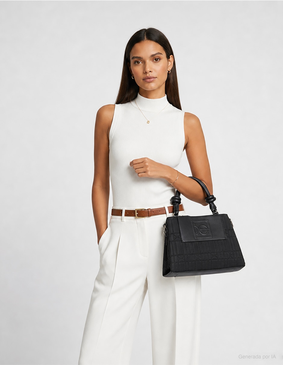 Bolsa satchel yvalni para mujer 11