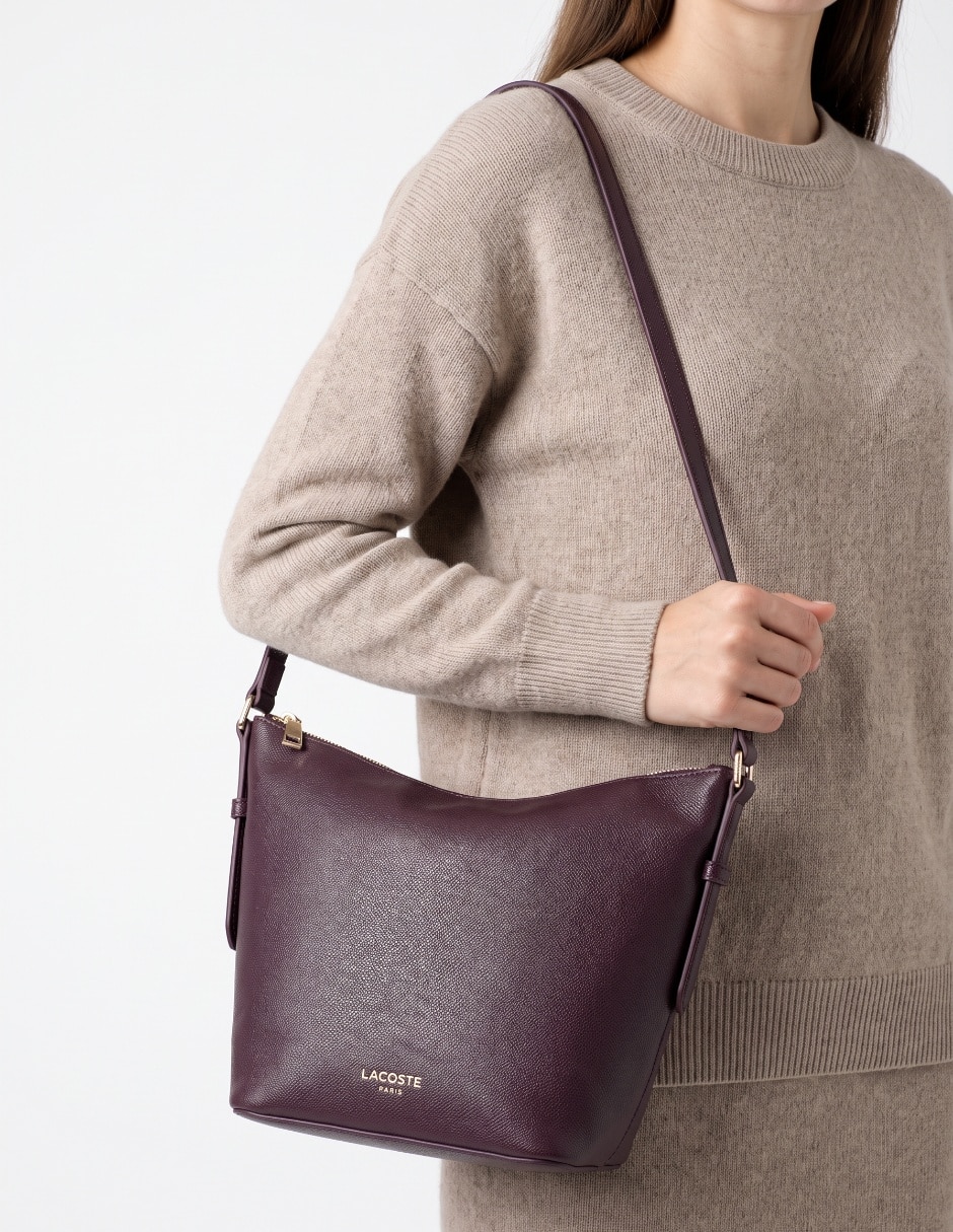 Bolsa hobo de piel bovino para mujer 5