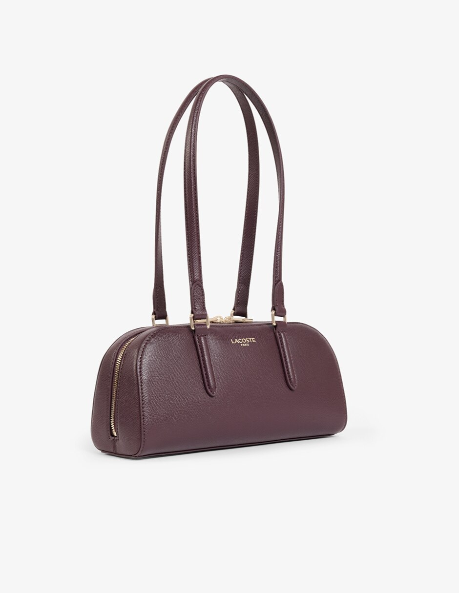 Bolsa satchel champs elysees de piel para mujer 3