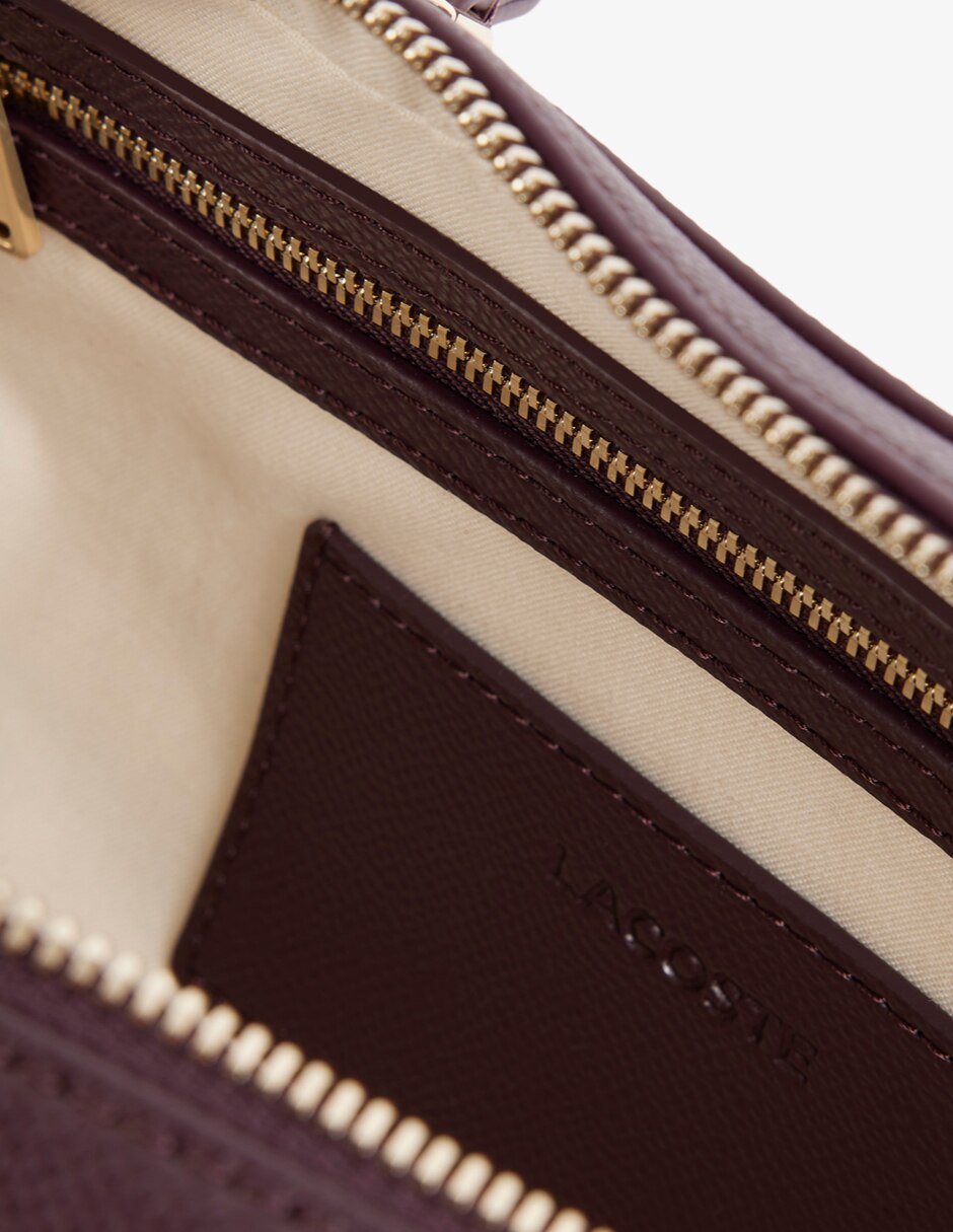 Bolsa satchel champs elysees de piel para mujer 7