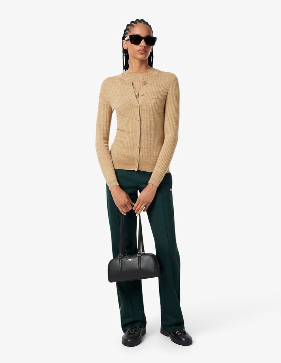 Bolsa satchel champs elysees de piel para mujer 6