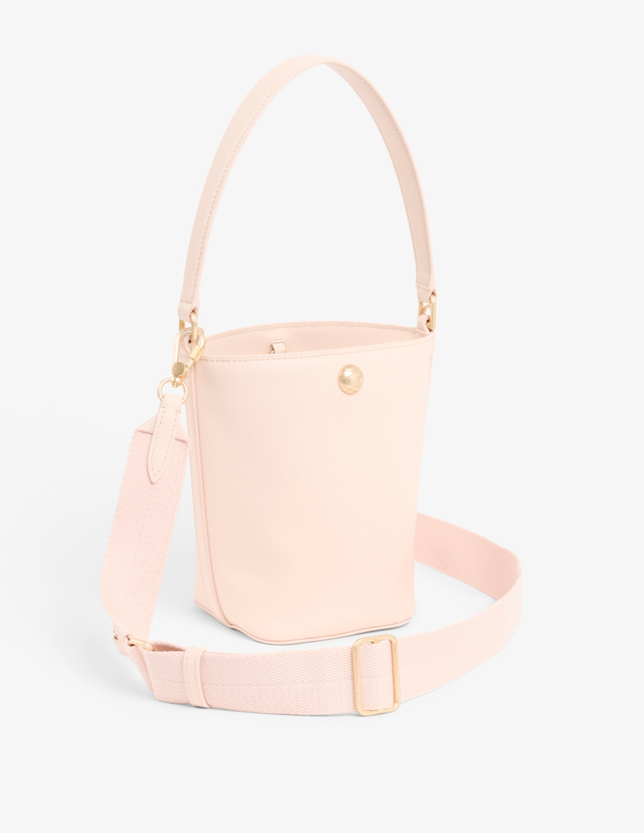 Bolsa bucket tennis bliss de piel para mujer 5