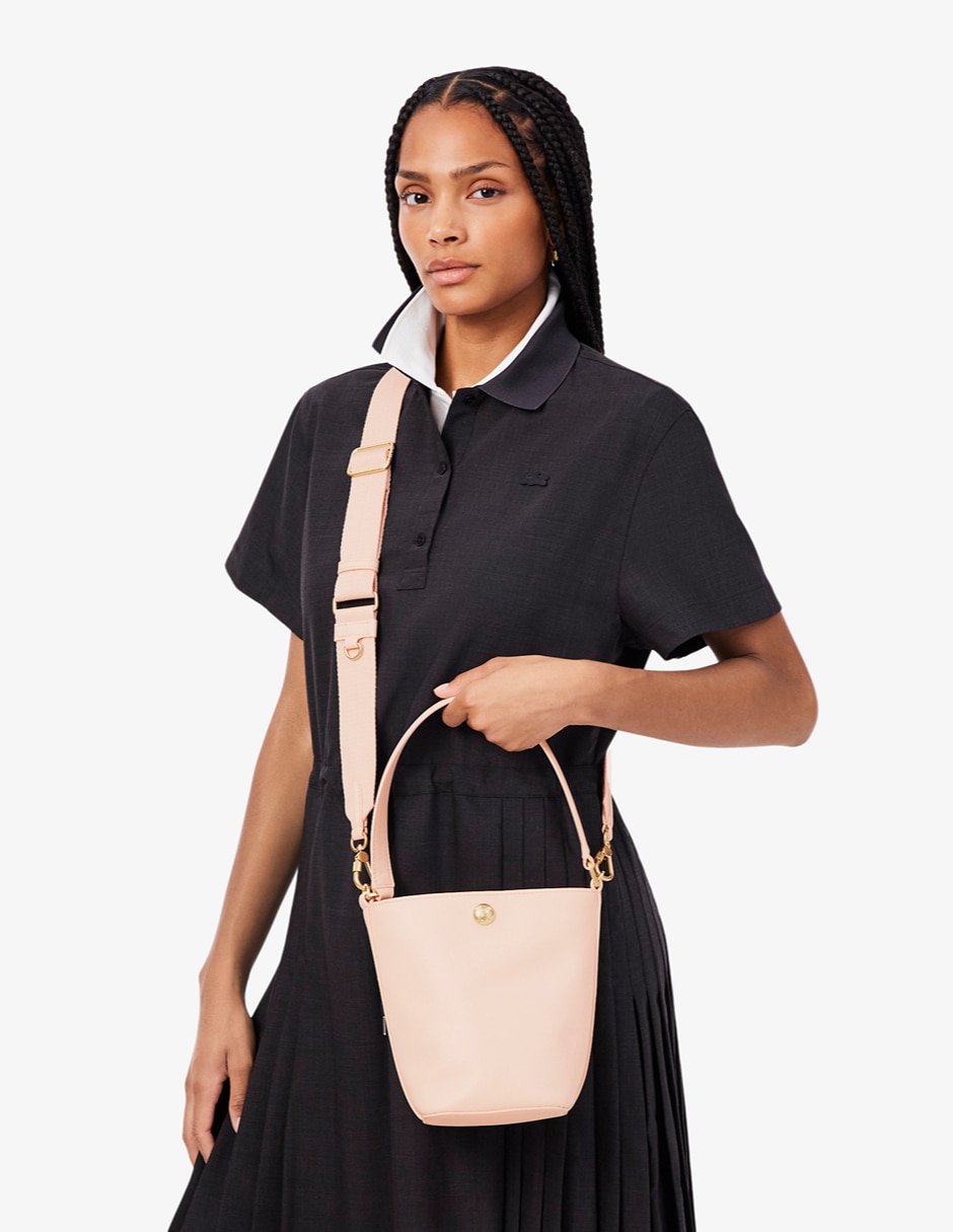 Bolsa bucket tennis bliss de piel para mujer 2