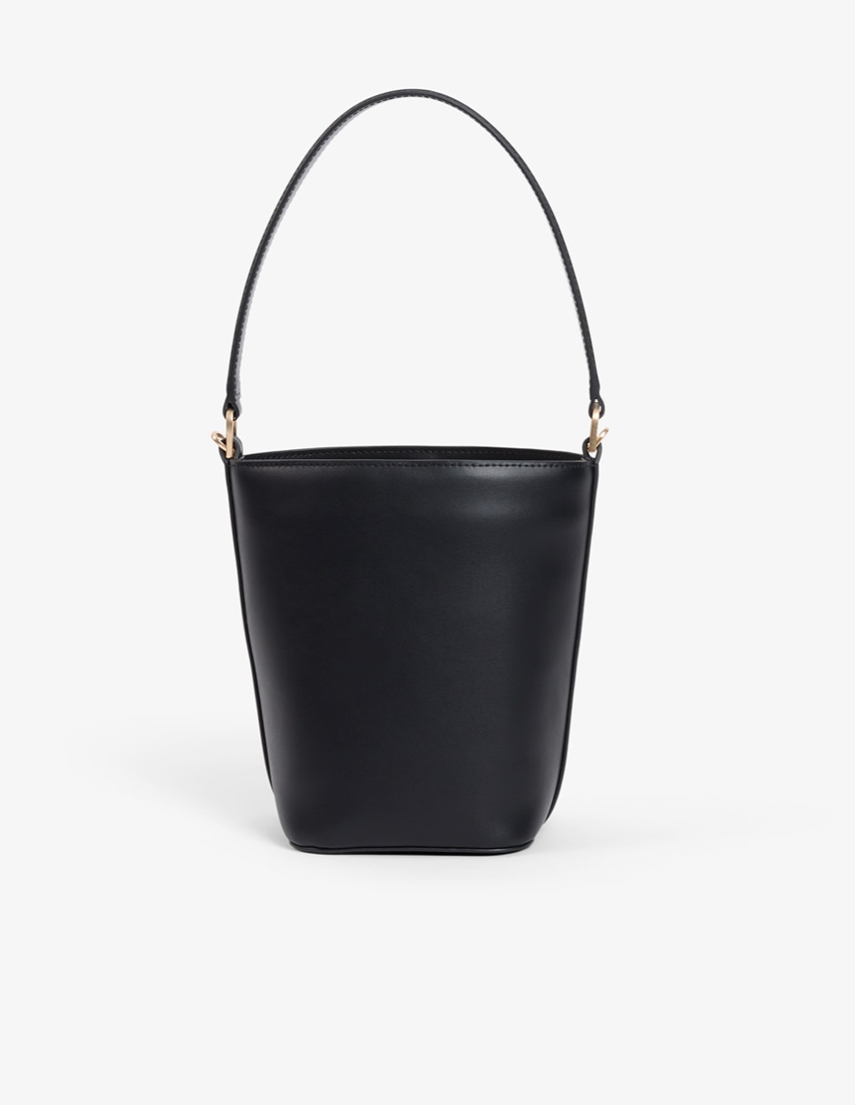 Bolsa bucket tennis bliss de piel para mujer 5