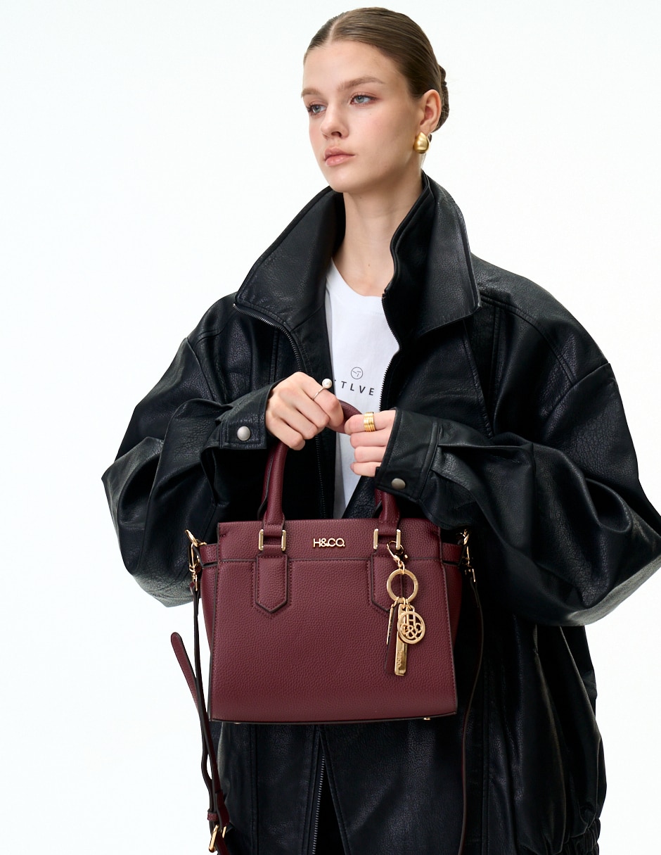 Bolsa satchel amelia para mujer 5