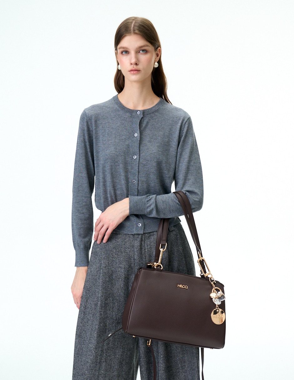 Bolsa satchel nova para mujer 8