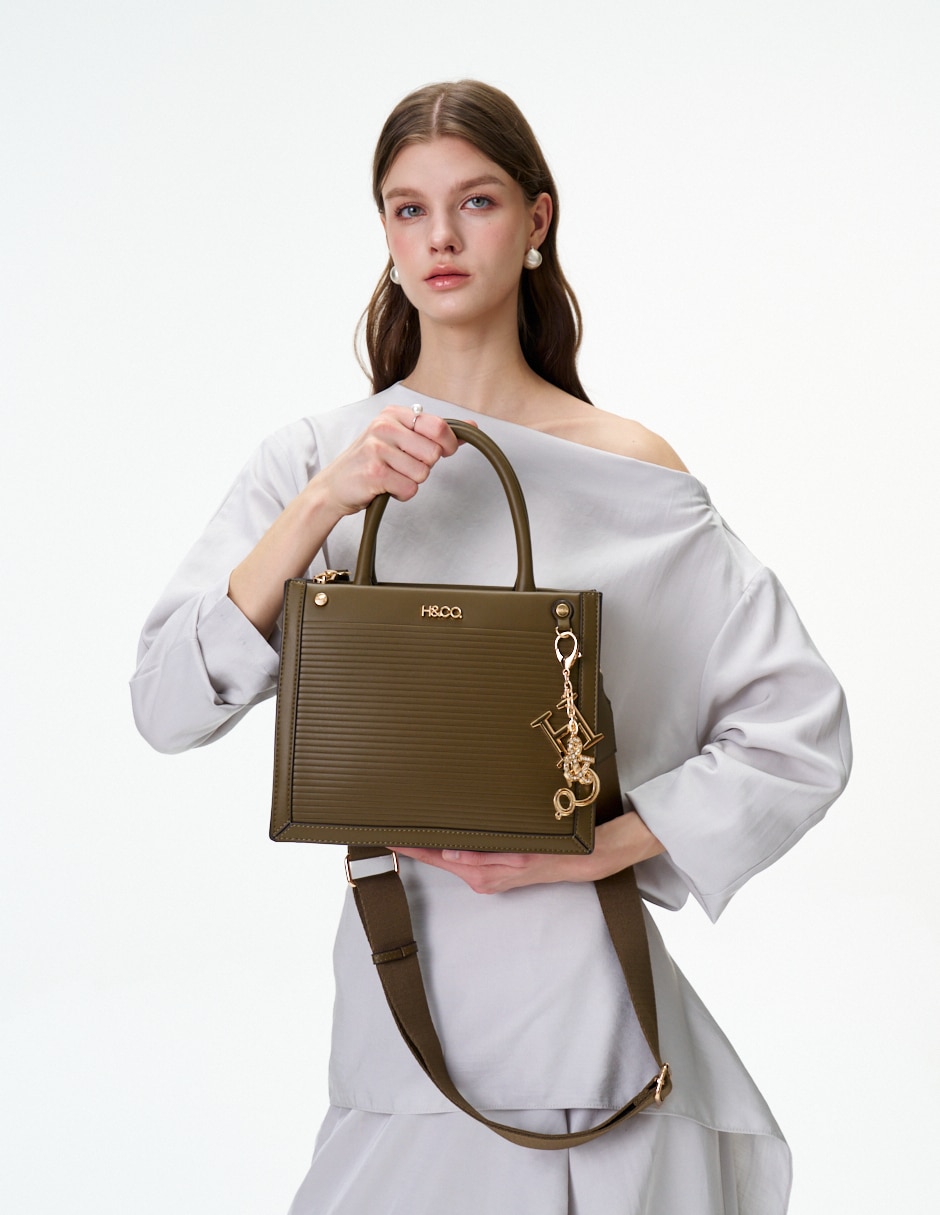 Bolsa satchel Riley para mujer 5