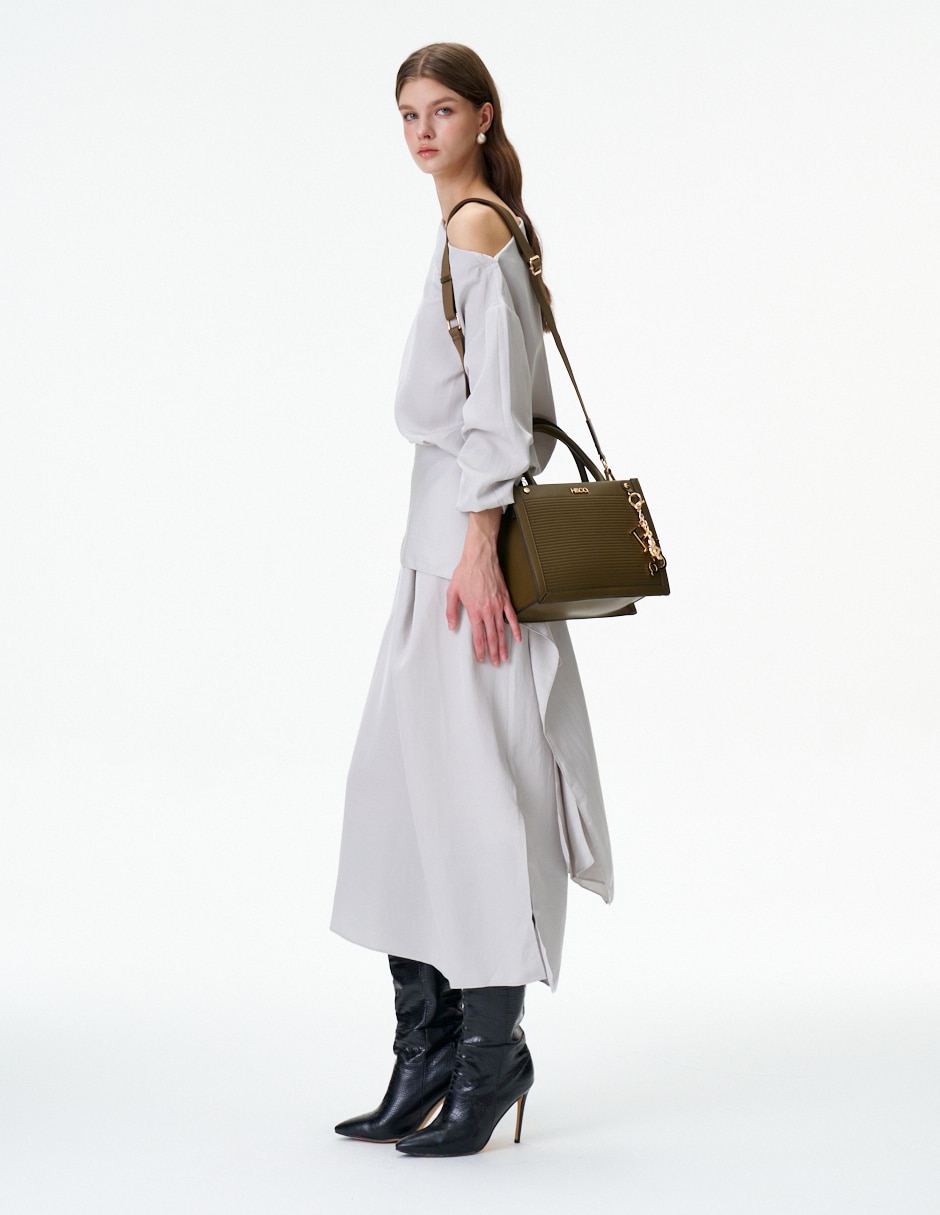 Bolsa satchel Riley para mujer 7