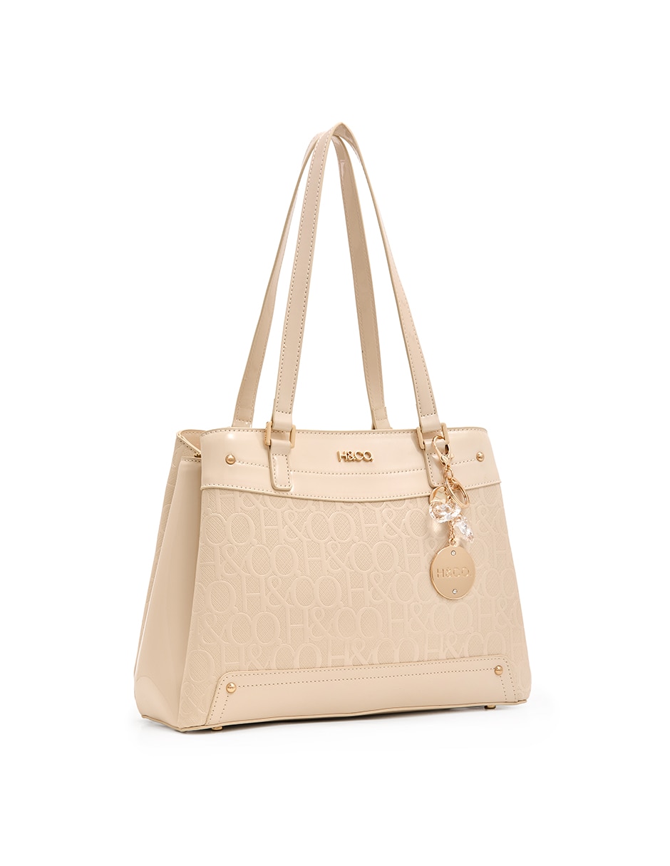 Bolsa tote Sophia de charol para mujer 2