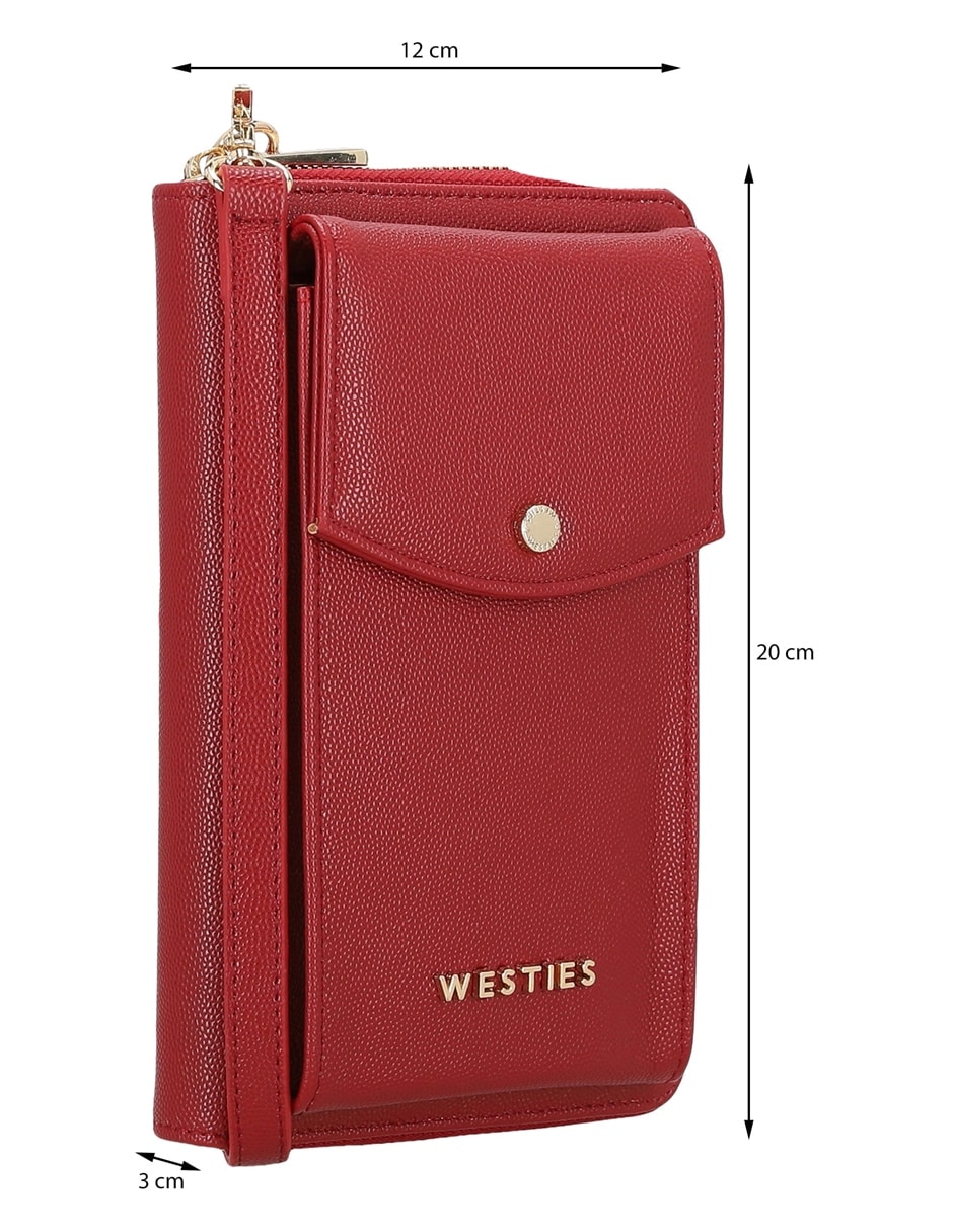 CARTERA WESTIES CARTERA HBCIRCIN, ROJO