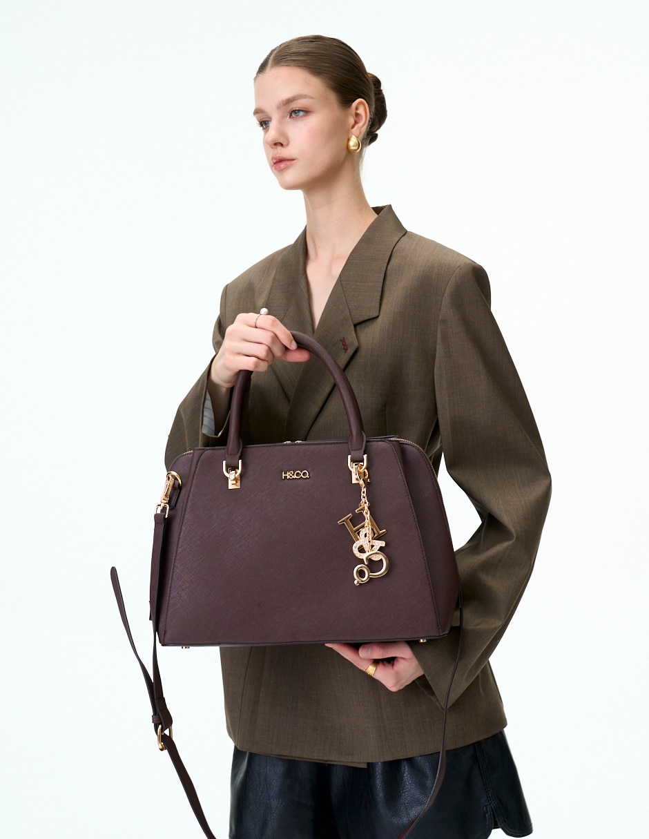 Bolsa satchel H&CO Evelyn para mujer