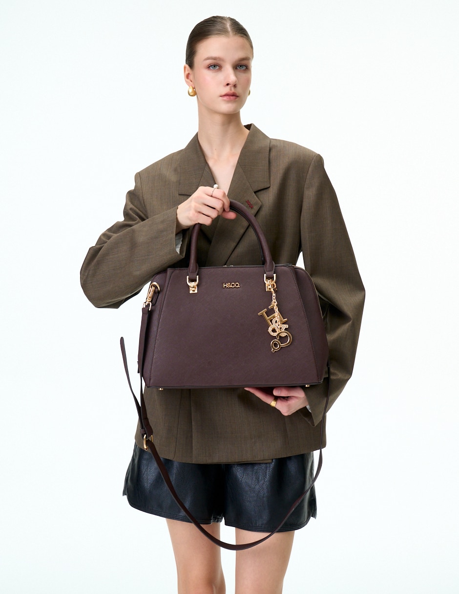 Bolsa satchel H&CO Evelyn para mujer