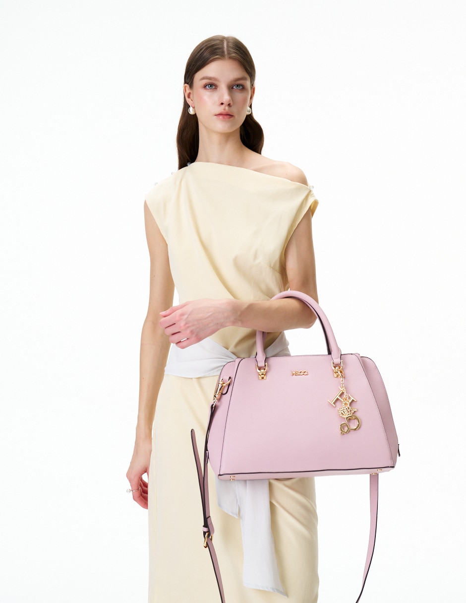 Bolsa satchel Evelyn para mujer 6