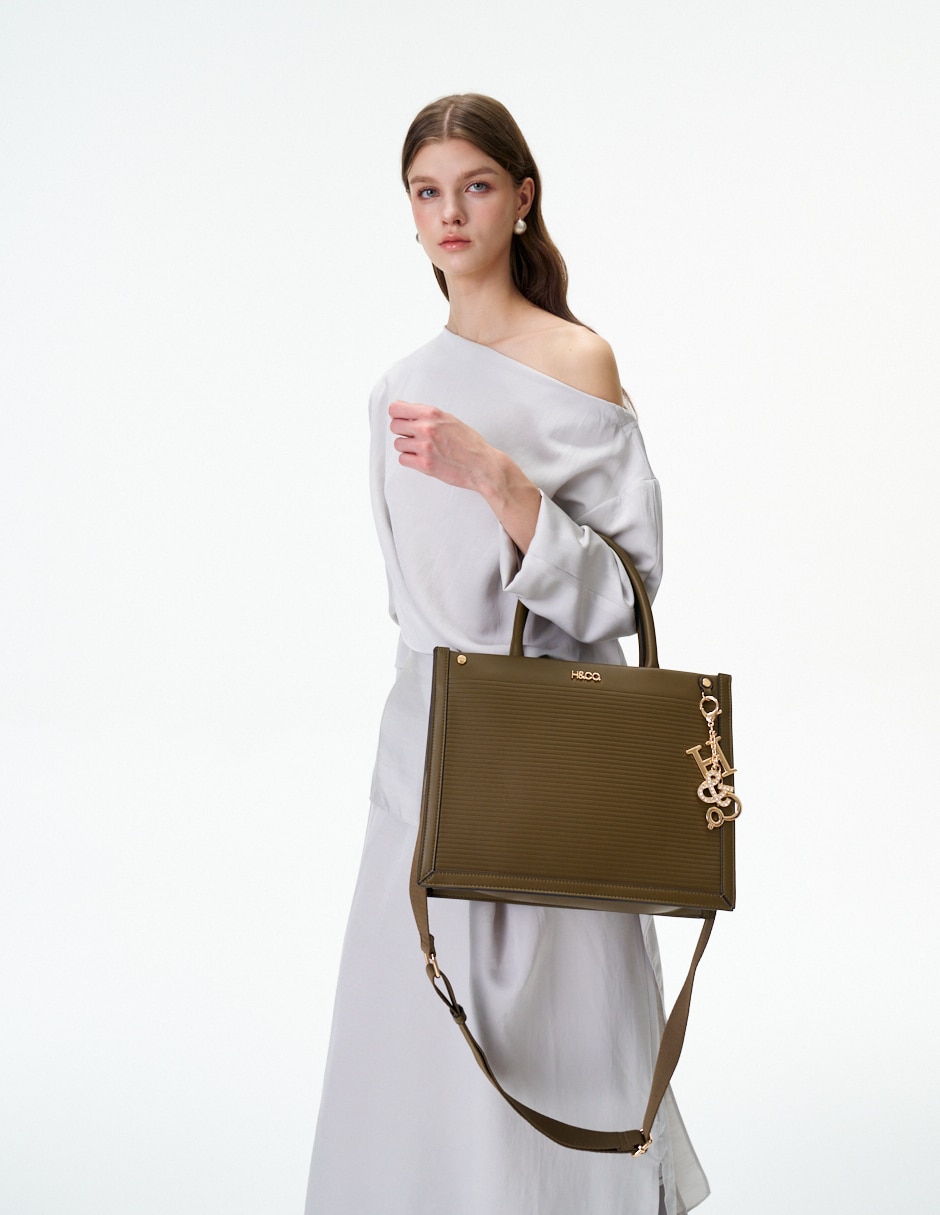 SATCHEL H&CO, VERDE OLIVO